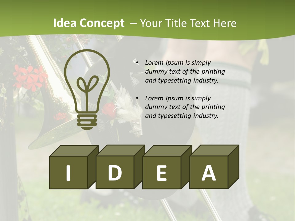 Clothing Bavaria White PowerPoint Template