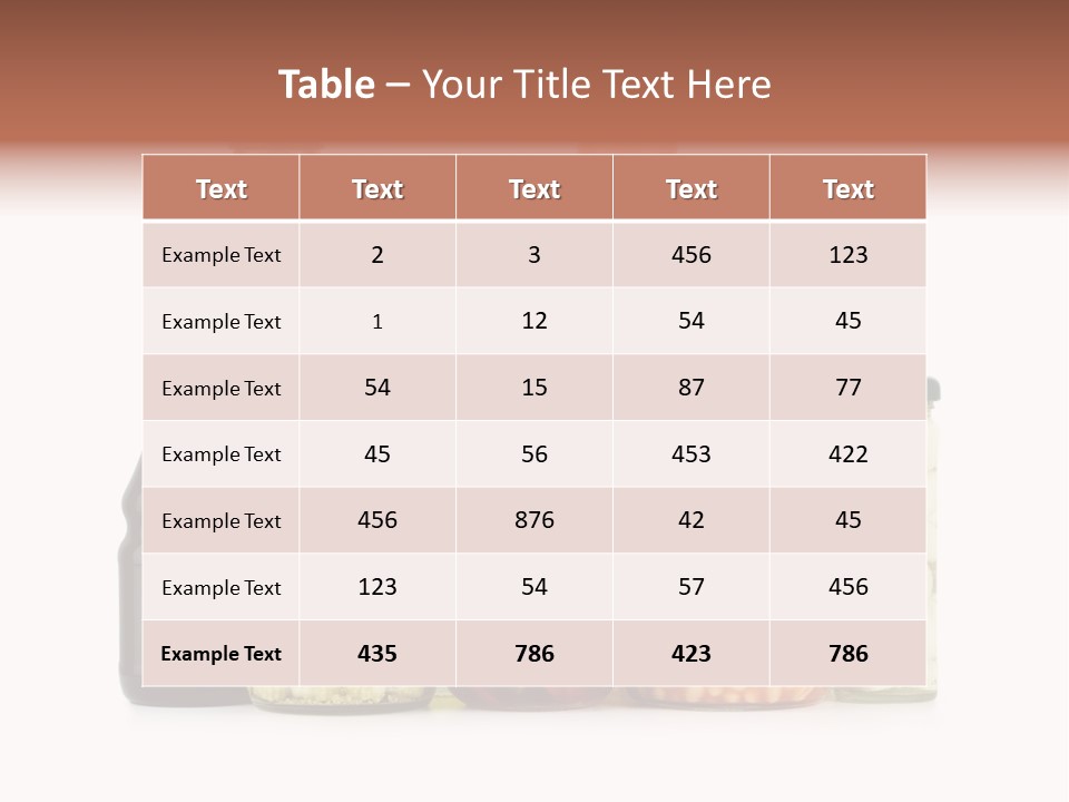 Traditional Meal Crop PowerPoint Template