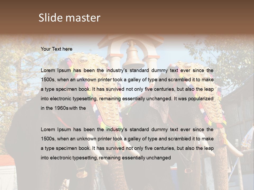 Trunk Kerala Festival PowerPoint Template