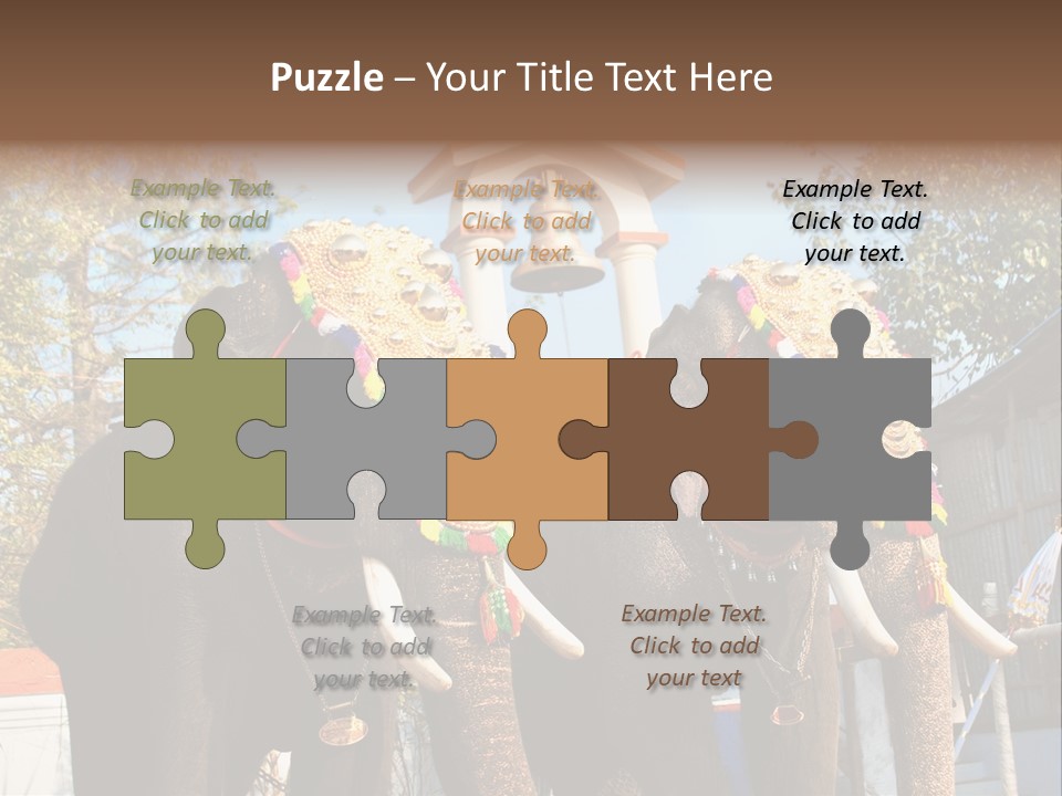 Trunk Kerala Festival PowerPoint Template