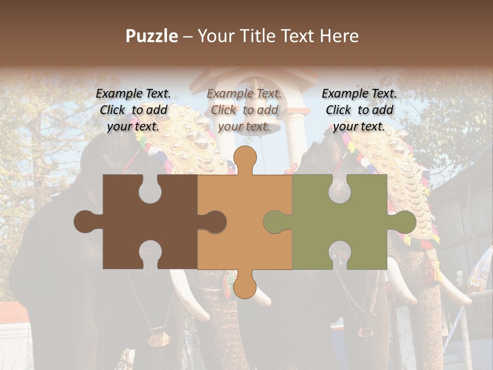 Trunk Kerala Festival PowerPoint Template