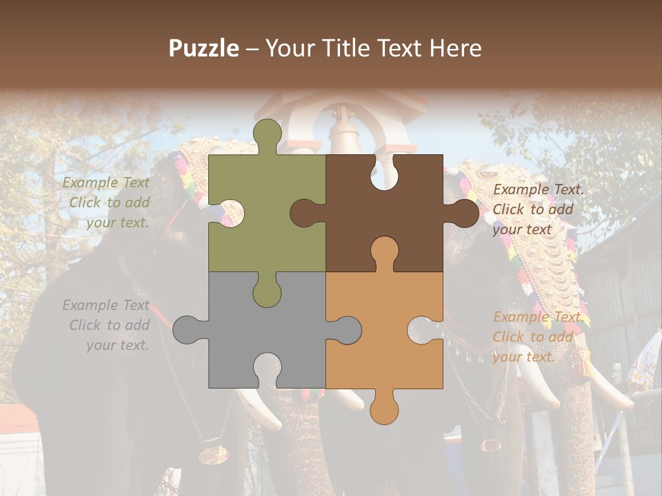 Trunk Kerala Festival PowerPoint Template