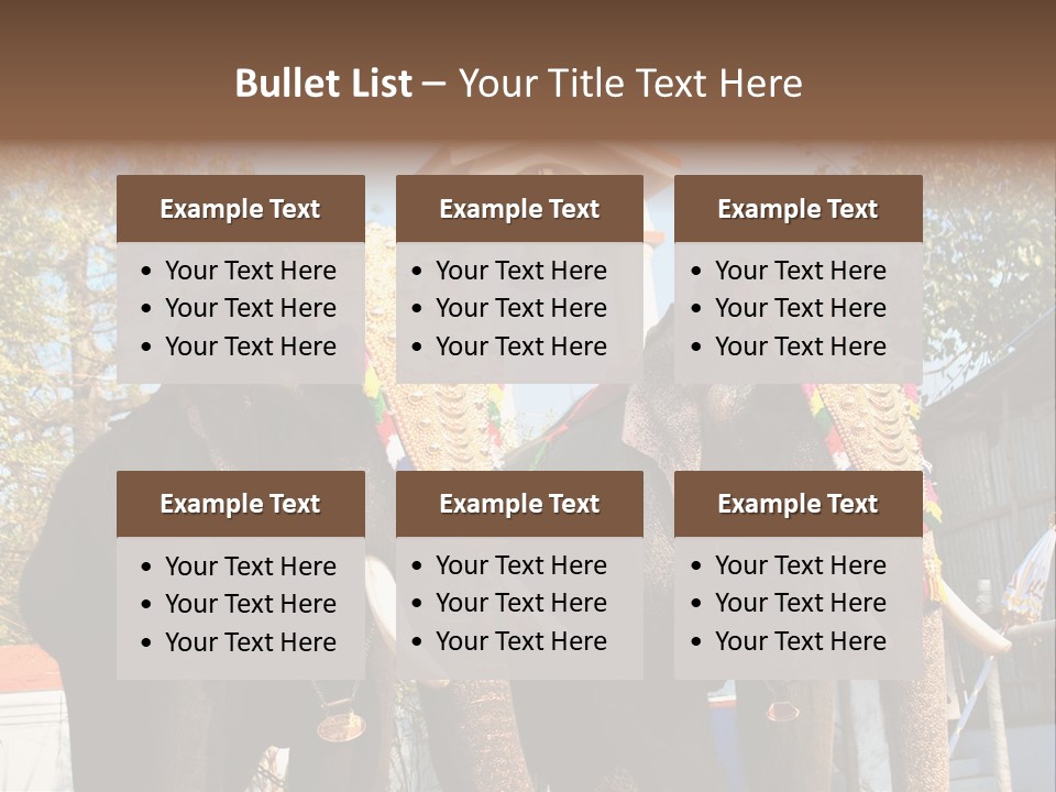 Trunk Kerala Festival PowerPoint Template