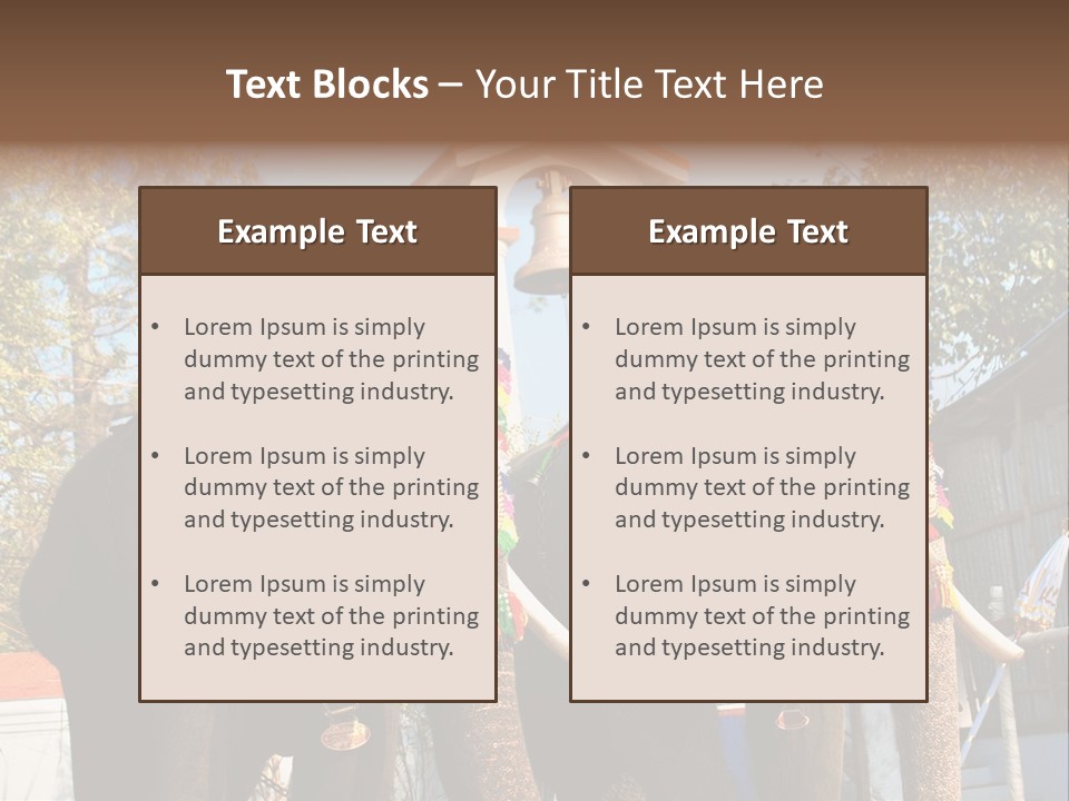 Trunk Kerala Festival PowerPoint Template
