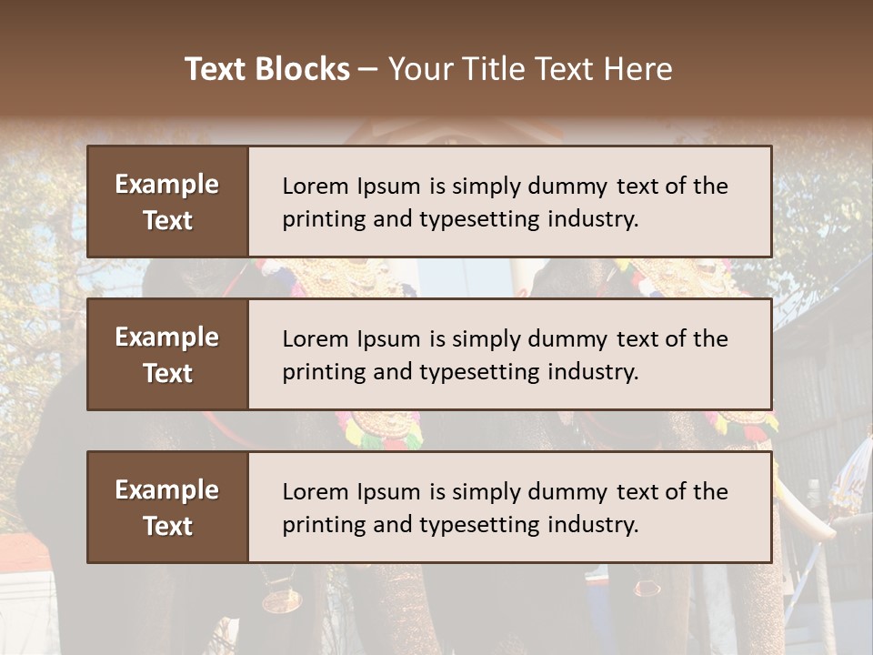 Trunk Kerala Festival PowerPoint Template