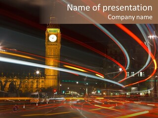 Du K Capital Landmark PowerPoint Template