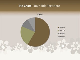 Seventies Flowers Brush PowerPoint Template