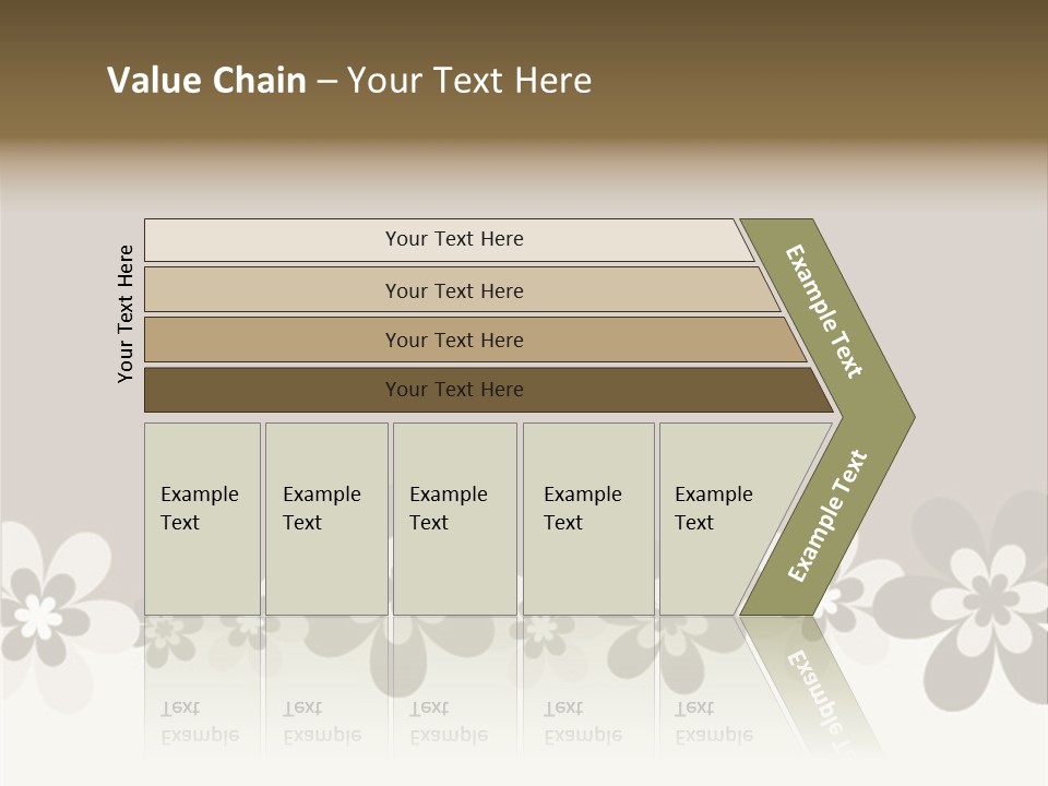 Seventies Flowers Brush PowerPoint Template