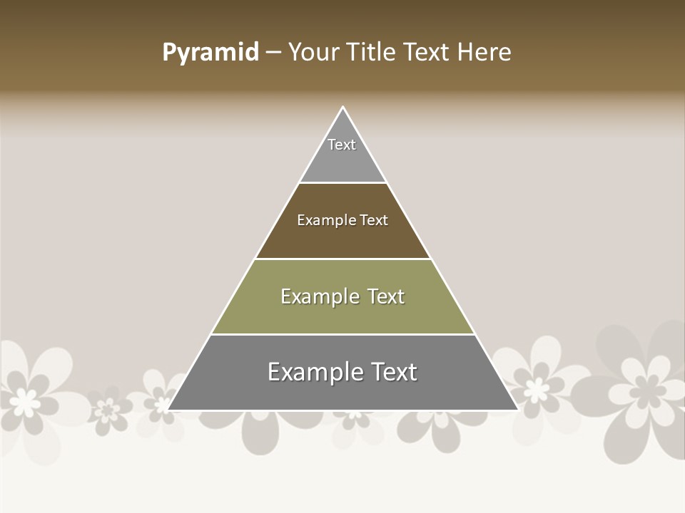 Seventies Flowers Brush PowerPoint Template