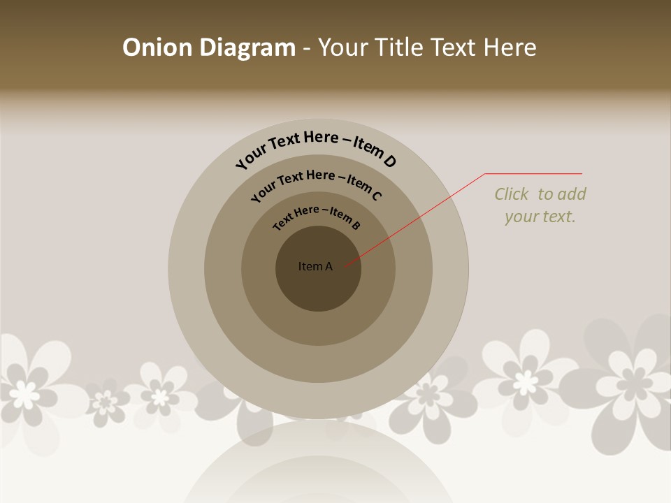 Seventies Flowers Brush PowerPoint Template