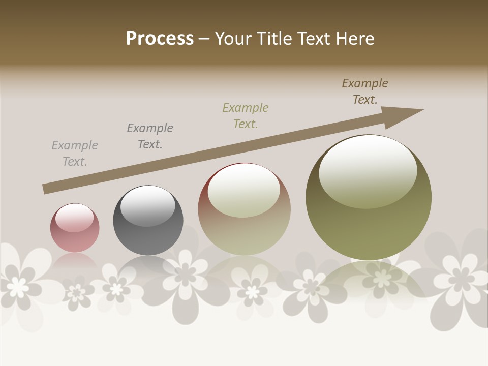 Seventies Flowers Brush PowerPoint Template