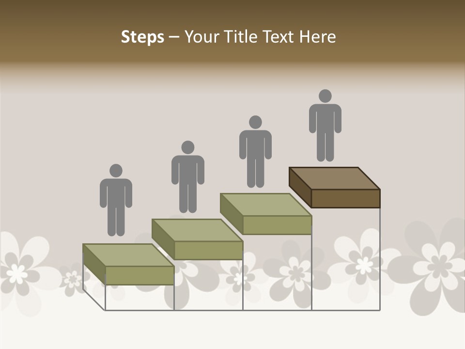 Seventies Flowers Brush PowerPoint Template