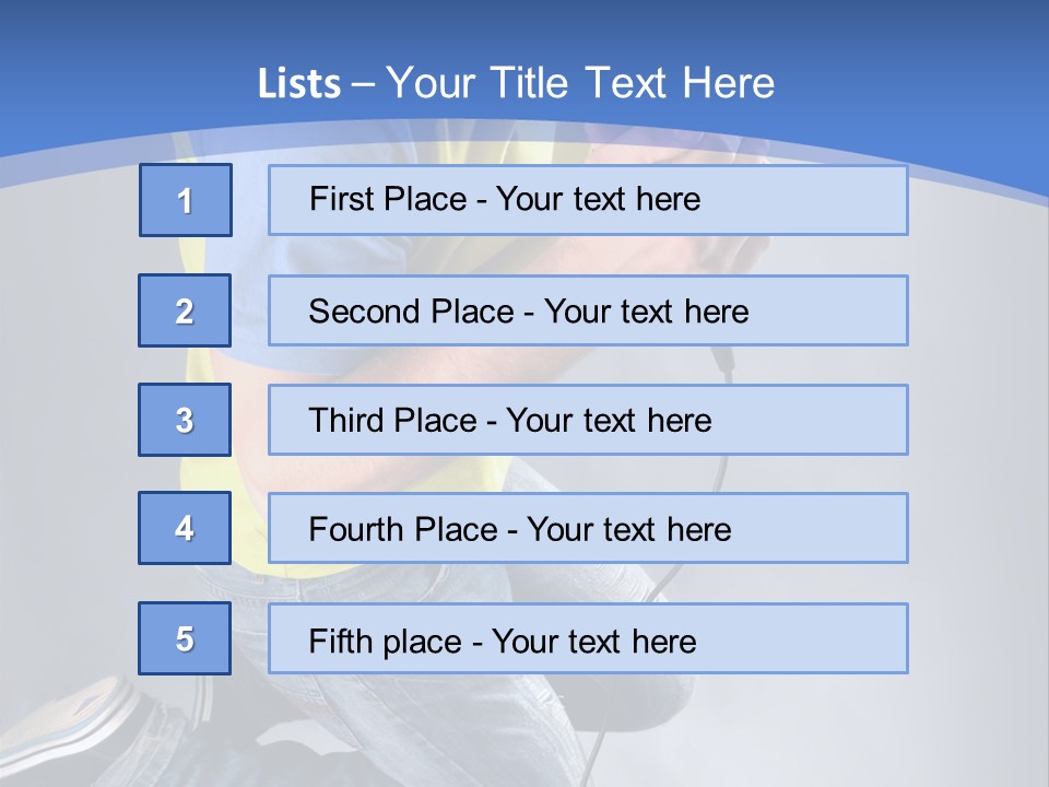 Concert Performer  PowerPoint Template