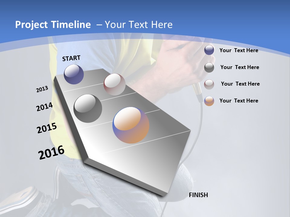 Concert Performer  PowerPoint Template