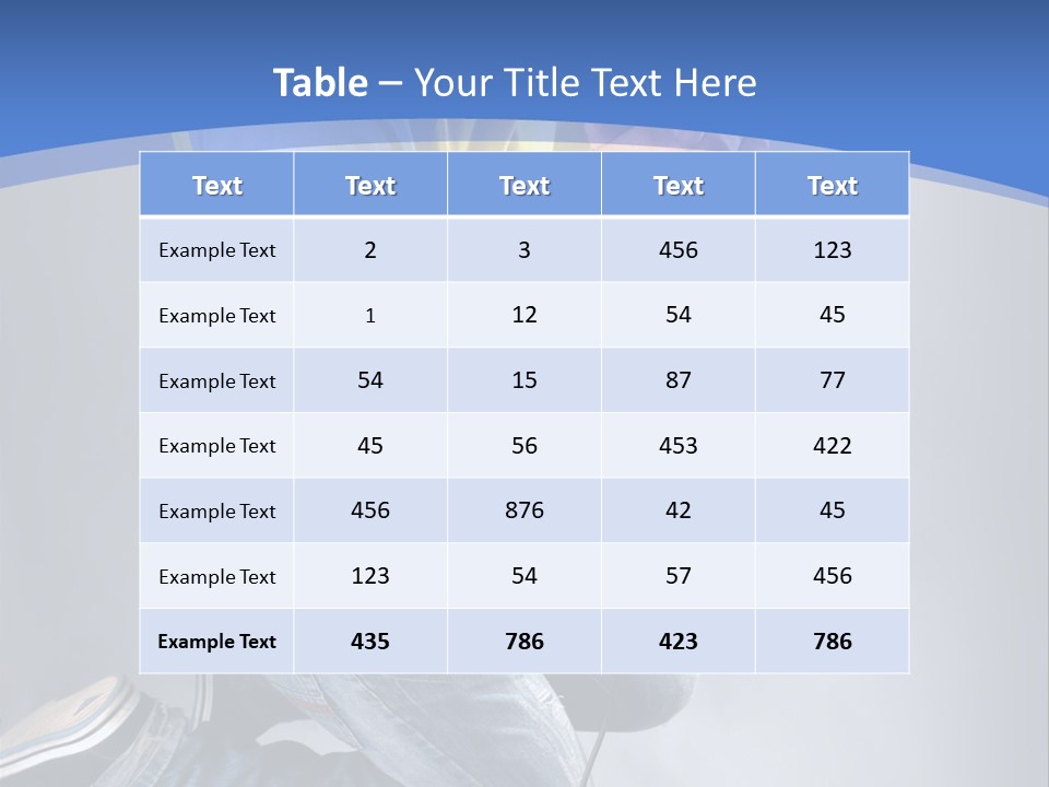 Concert Performer  PowerPoint Template