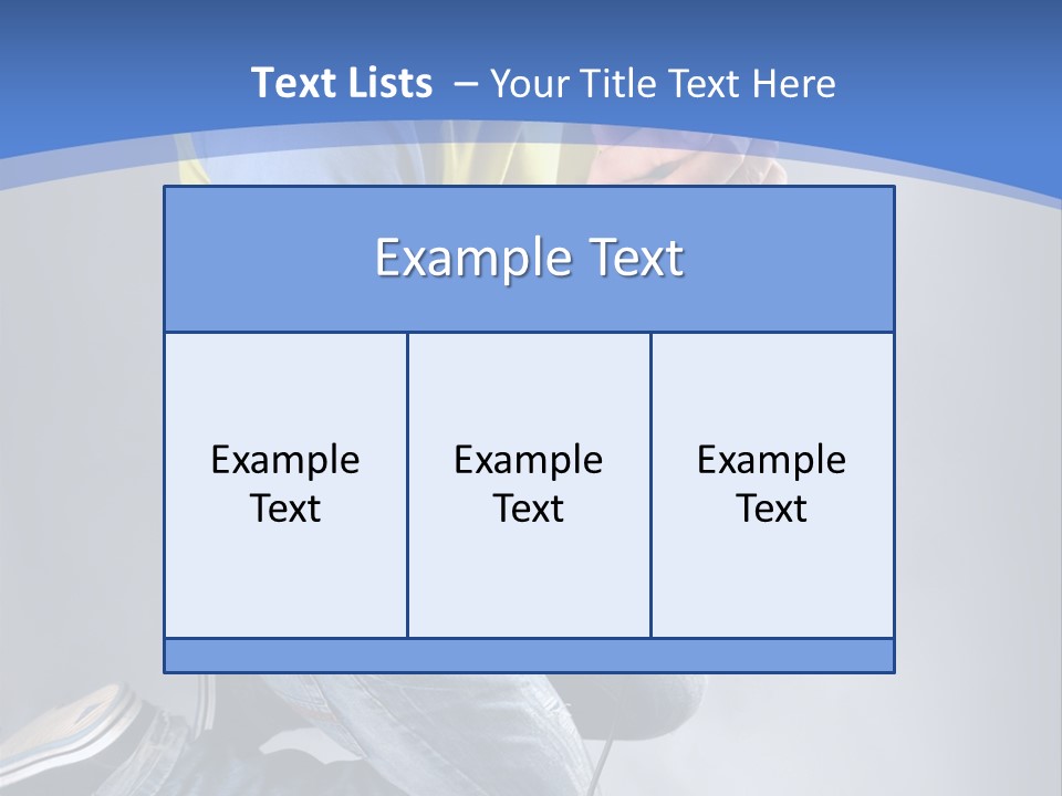 Concert Performer  PowerPoint Template