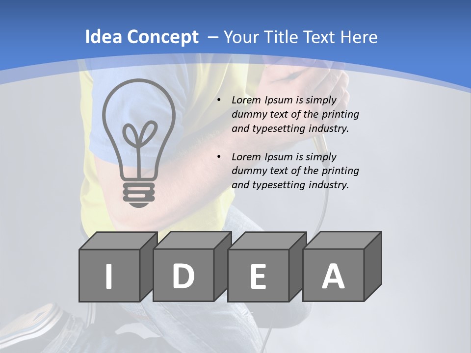 Concert Performer  PowerPoint Template