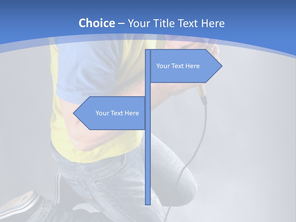 Concert Performer  PowerPoint Template