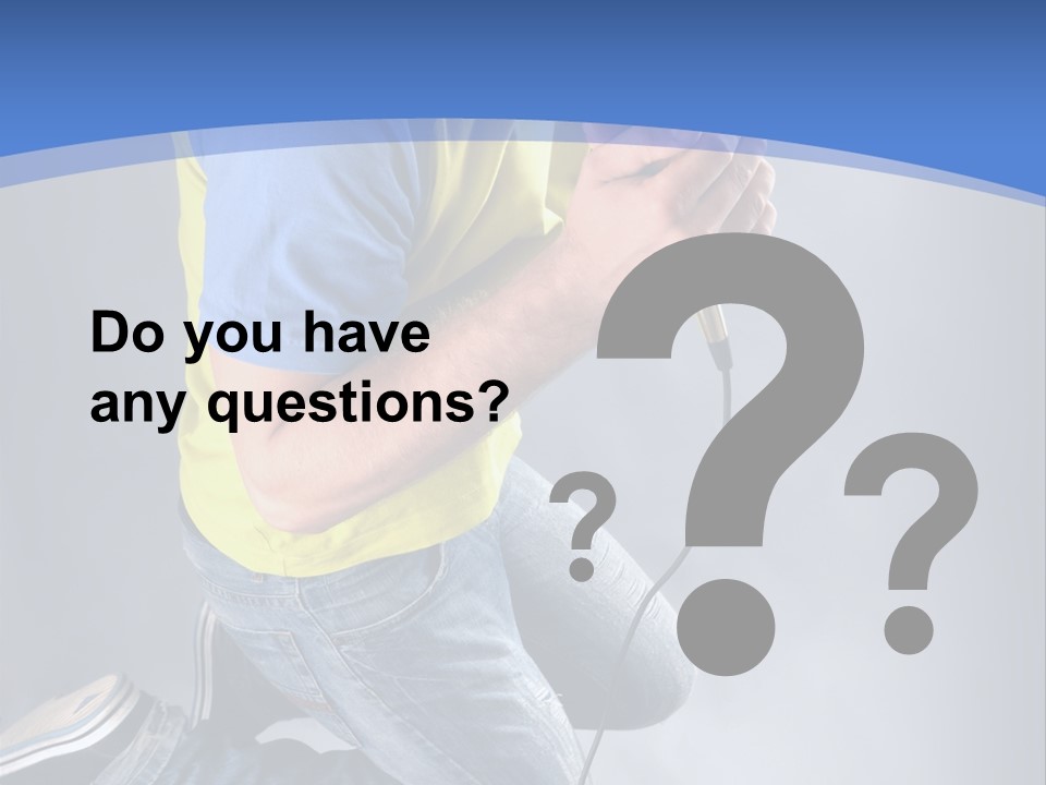 Concert Performer  PowerPoint Template