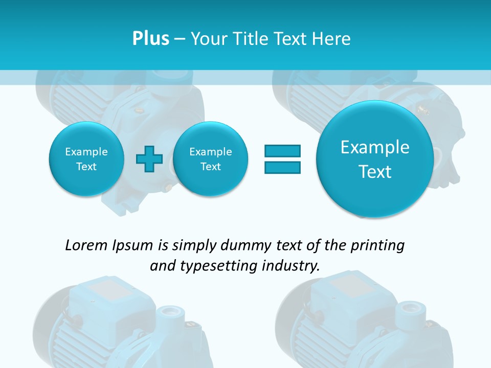 Isolated Water Liquid PowerPoint Template