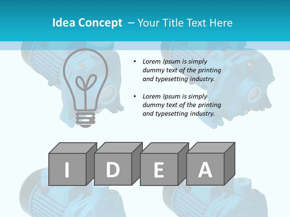 Isolated Water Liquid PowerPoint Template