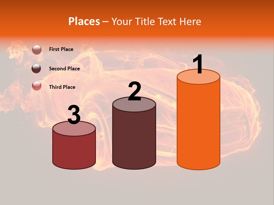 Power Danger Black PowerPoint Template