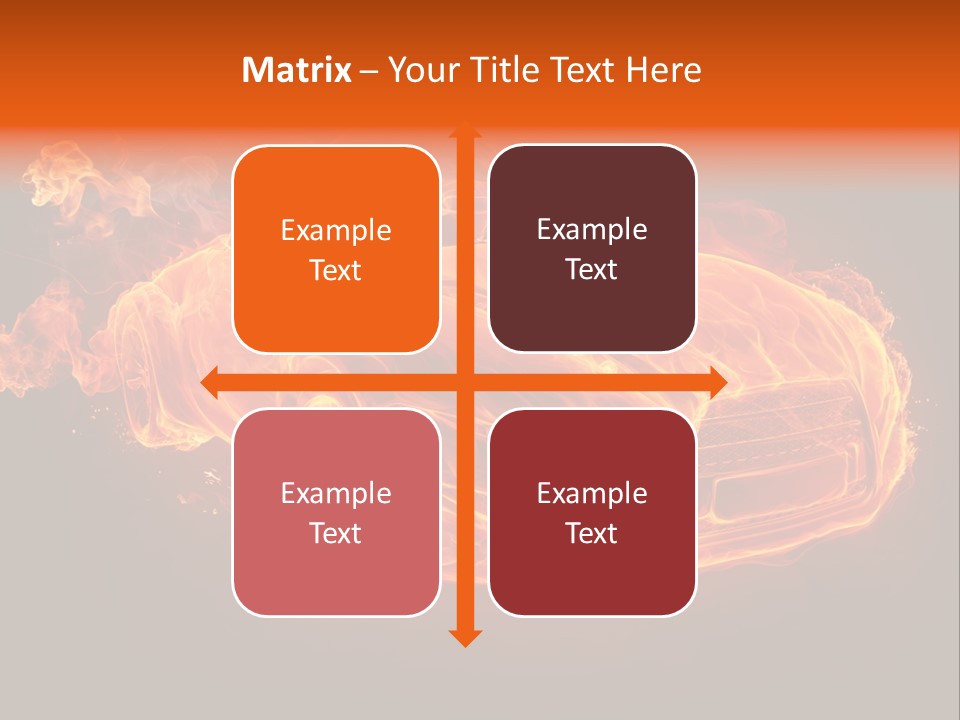 Power Danger Black PowerPoint Template