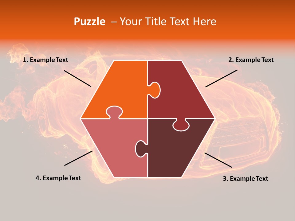 Power Danger Black PowerPoint Template