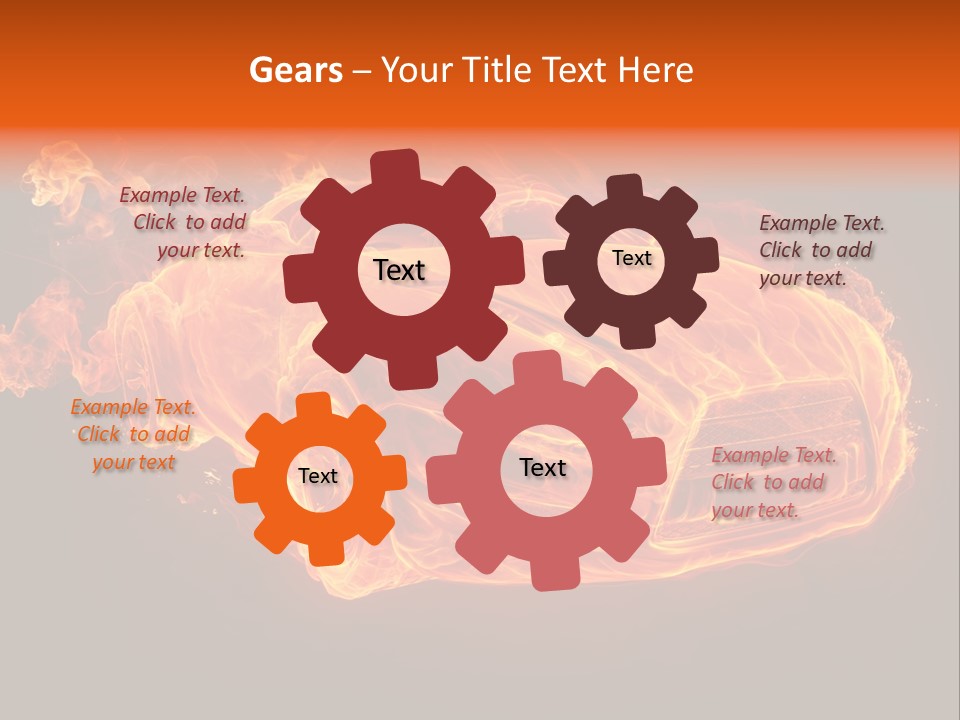 Power Danger Black PowerPoint Template