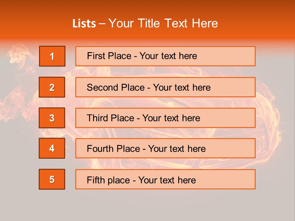 Power Danger Black PowerPoint Template