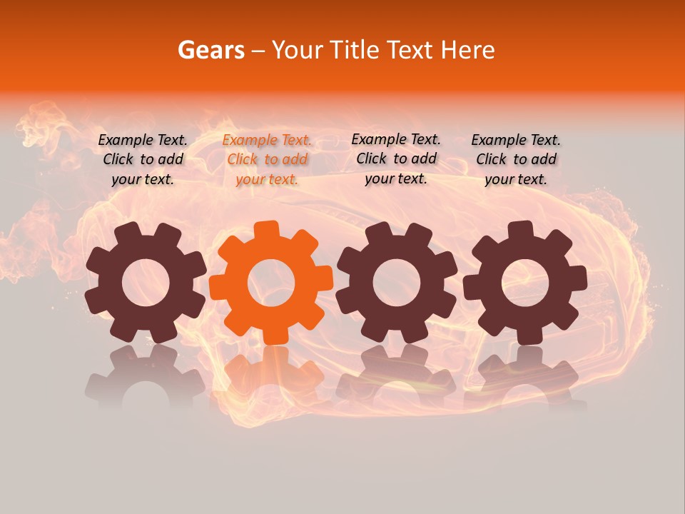 Power Danger Black PowerPoint Template