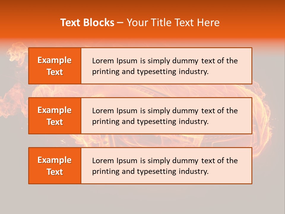 Power Danger Black PowerPoint Template