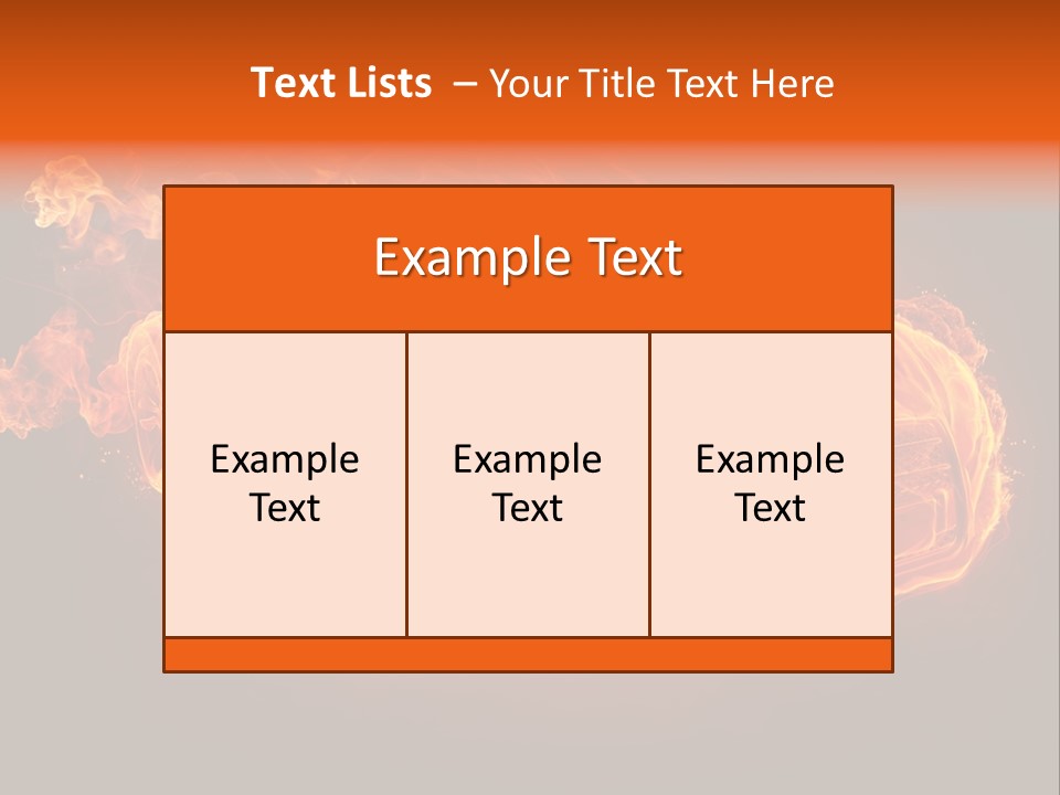 Power Danger Black PowerPoint Template