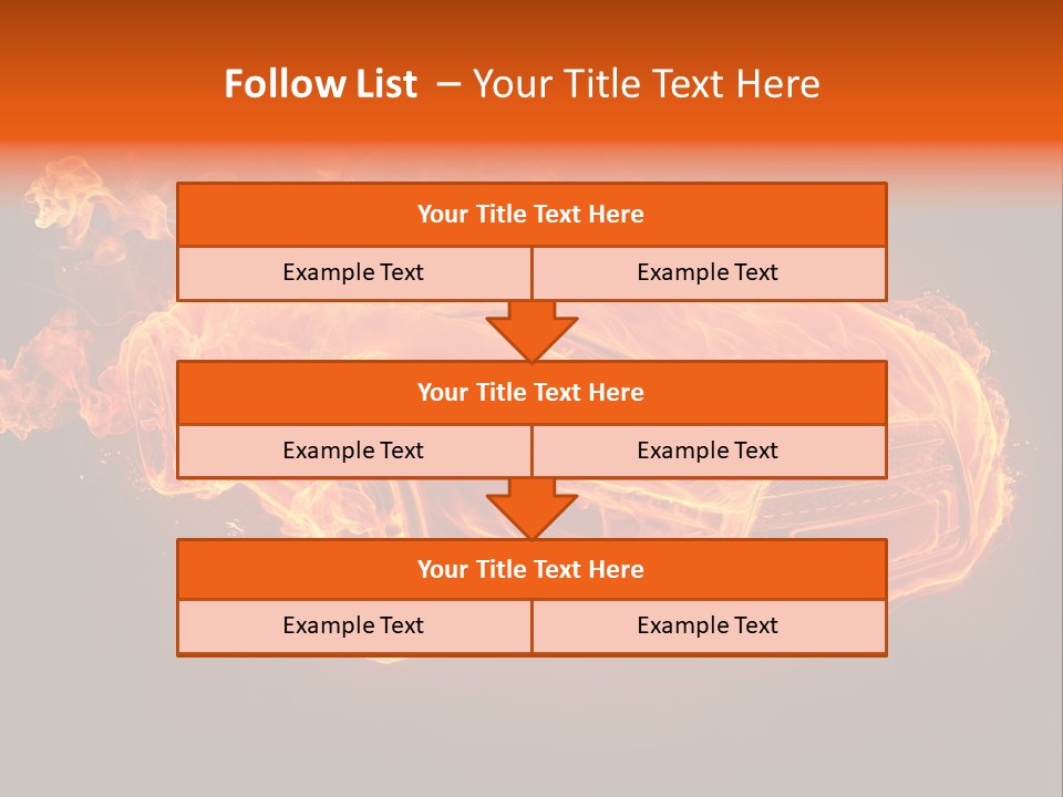 Power Danger Black PowerPoint Template