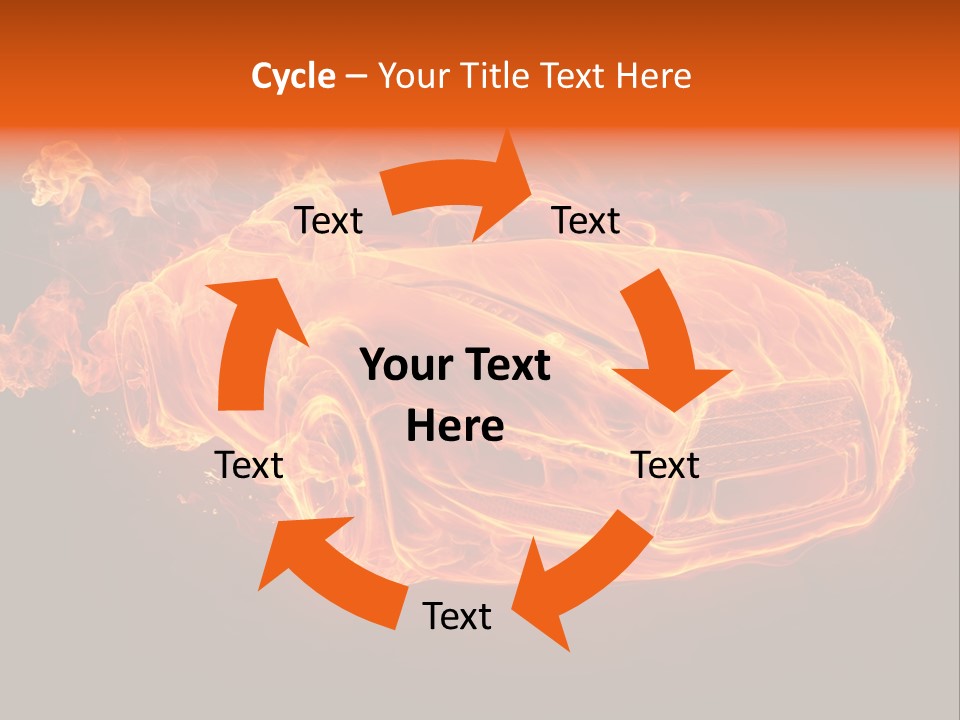 Power Danger Black PowerPoint Template