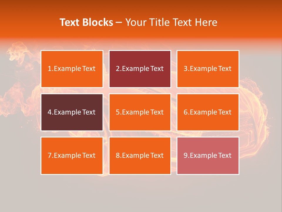 Power Danger Black PowerPoint Template