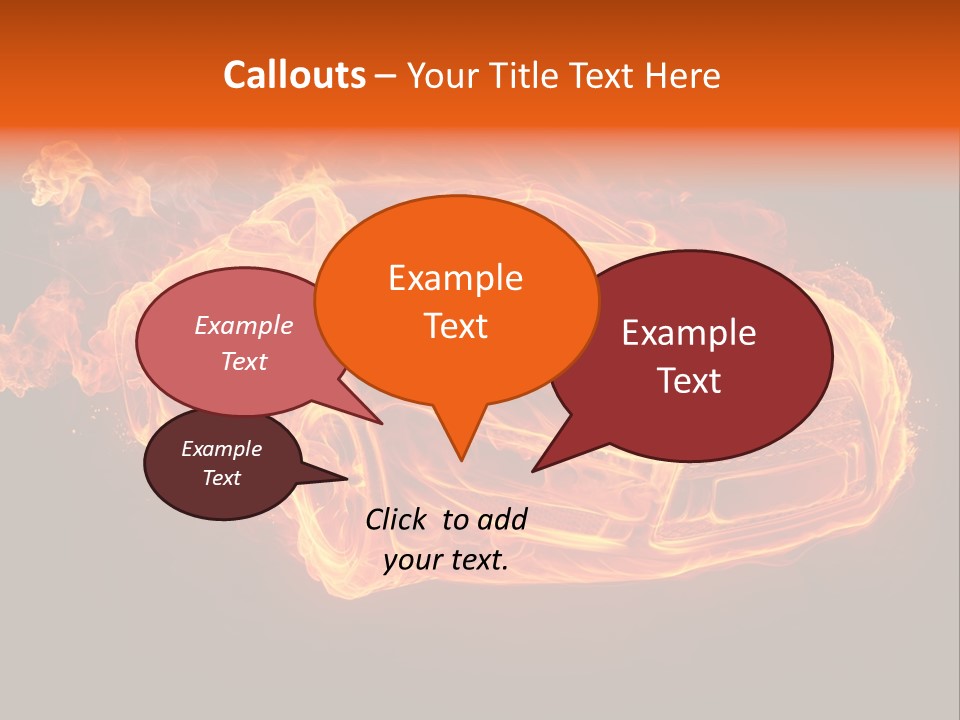 Power Danger Black PowerPoint Template