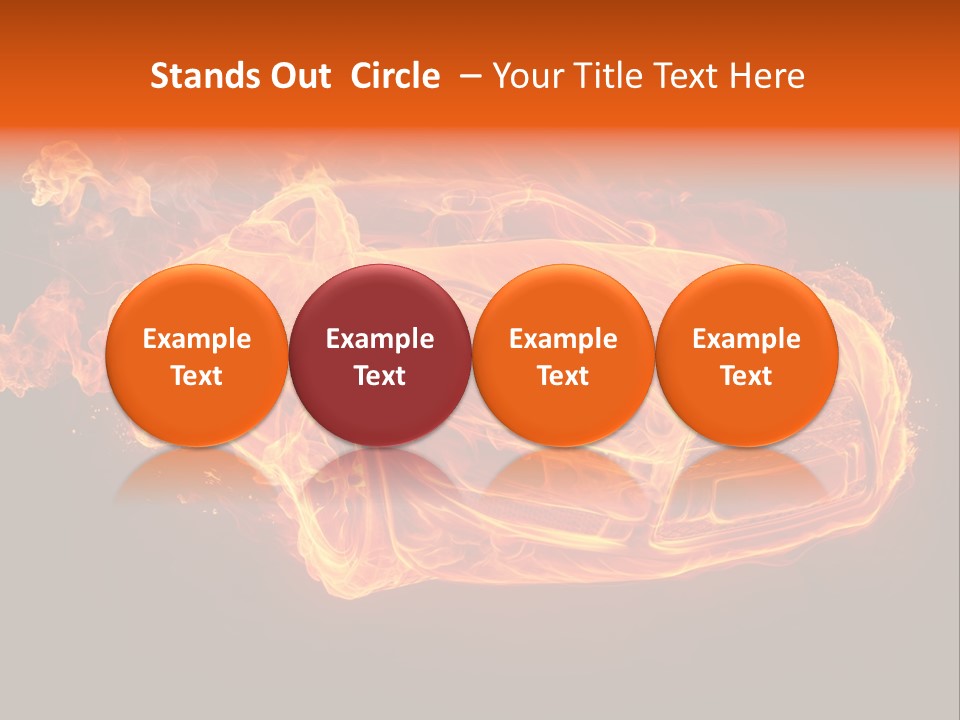 Power Danger Black PowerPoint Template