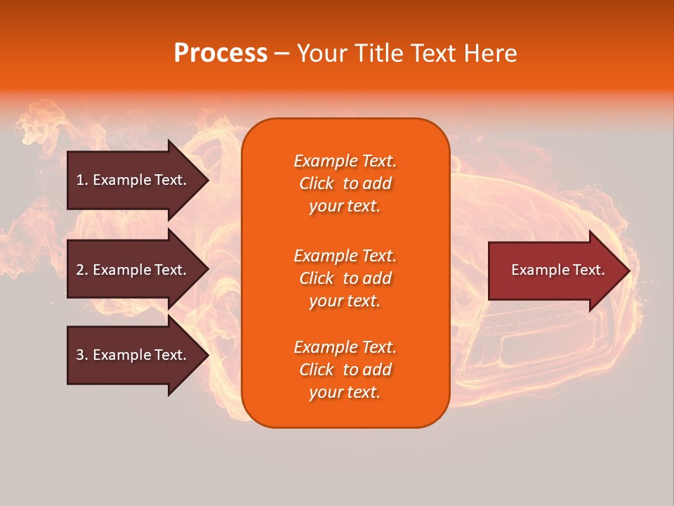 Power Danger Black PowerPoint Template