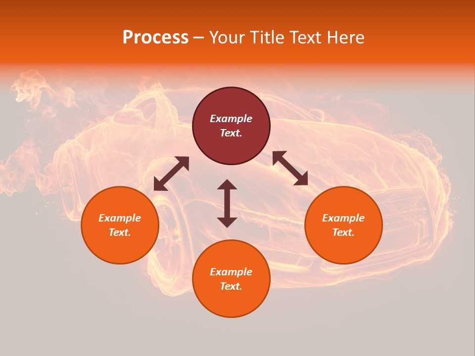 Power Danger Black PowerPoint Template