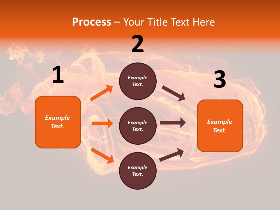 Power Danger Black PowerPoint Template