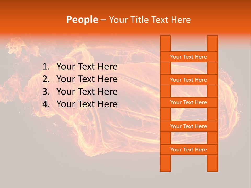 Power Danger Black PowerPoint Template