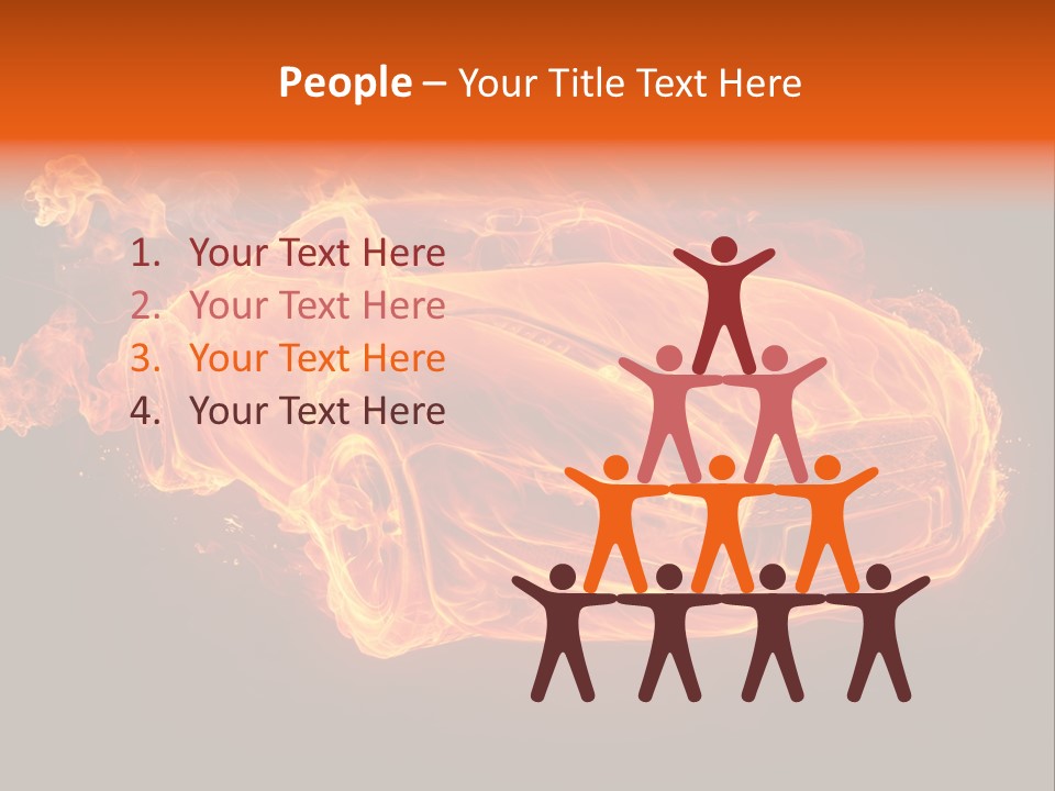 Power Danger Black PowerPoint Template