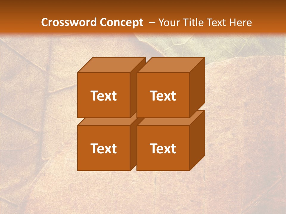 Natural Brown Color PowerPoint Template
