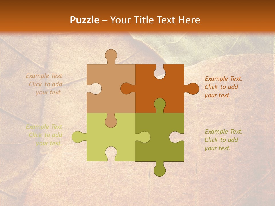 Natural Brown Color PowerPoint Template