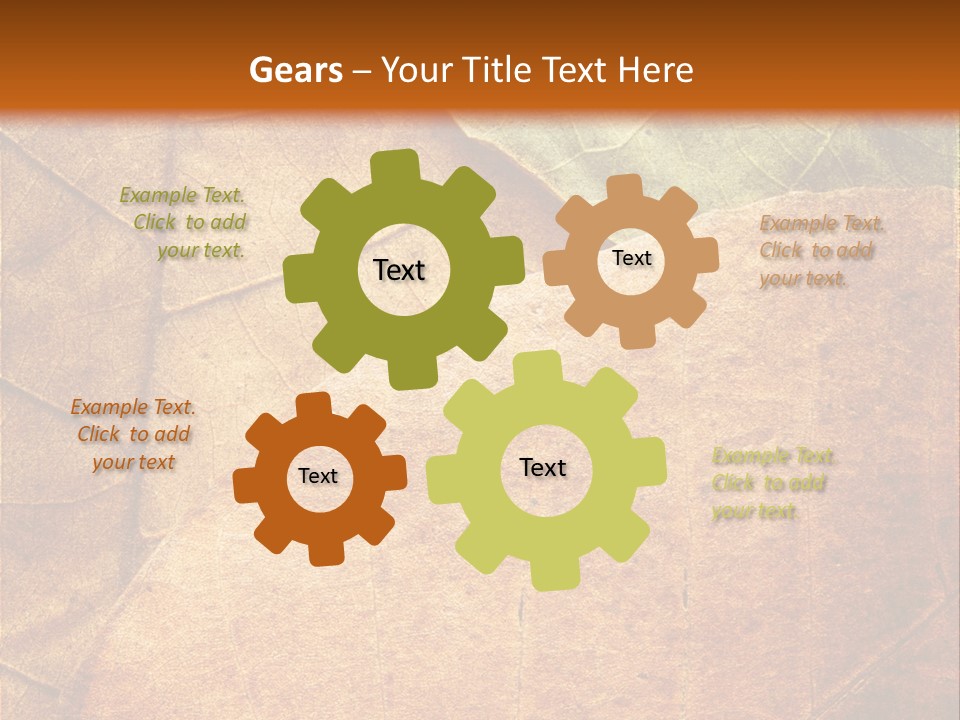 Natural Brown Color PowerPoint Template