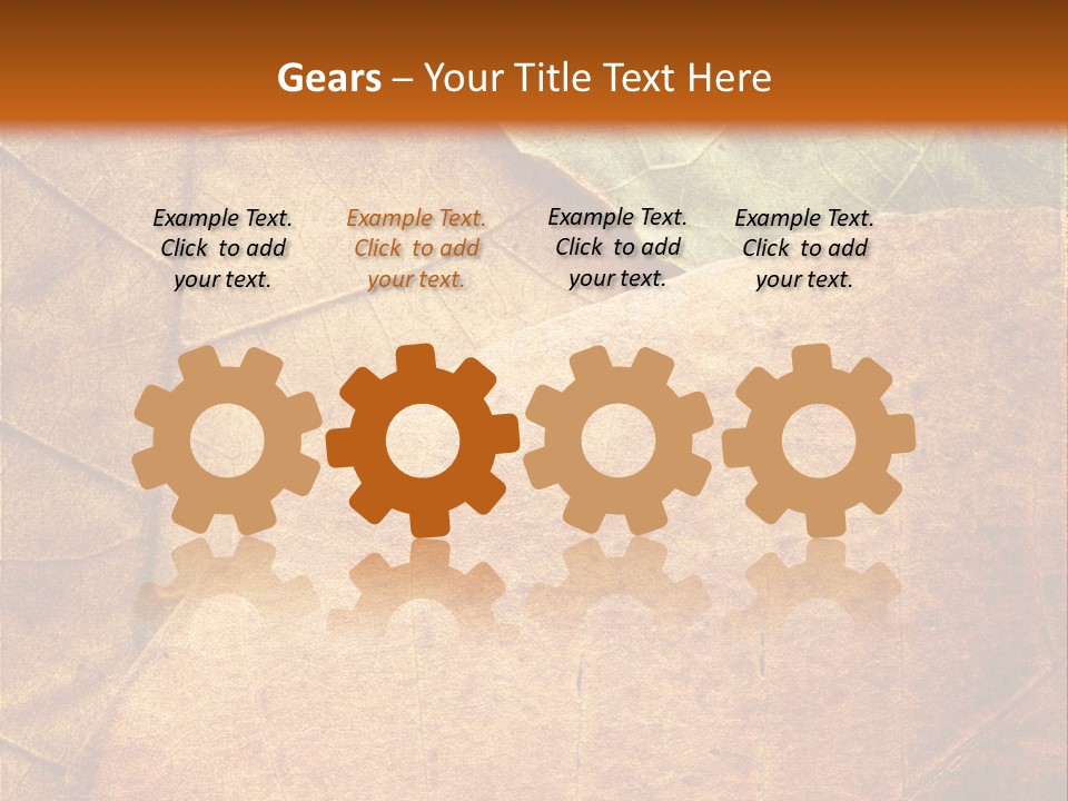 Natural Brown Color PowerPoint Template