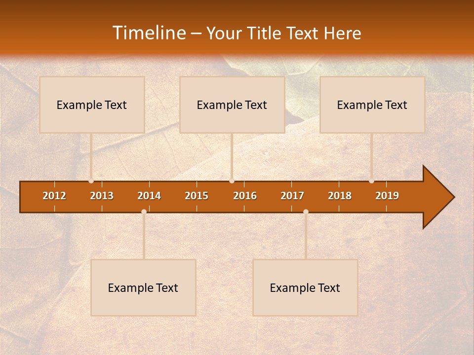 Natural Brown Color PowerPoint Template