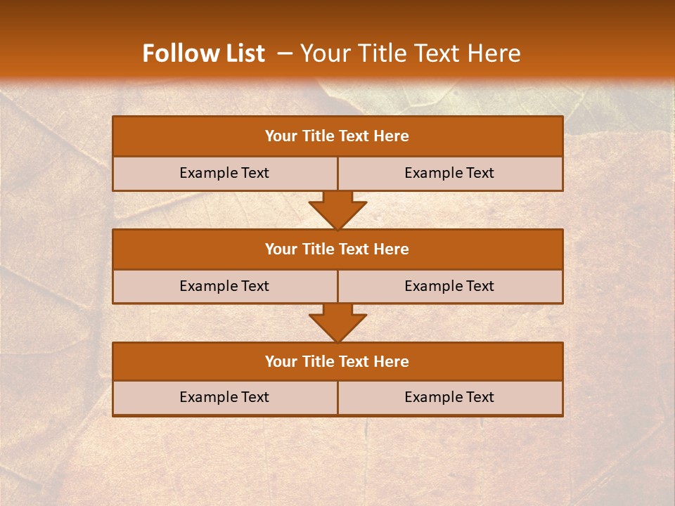 Natural Brown Color PowerPoint Template