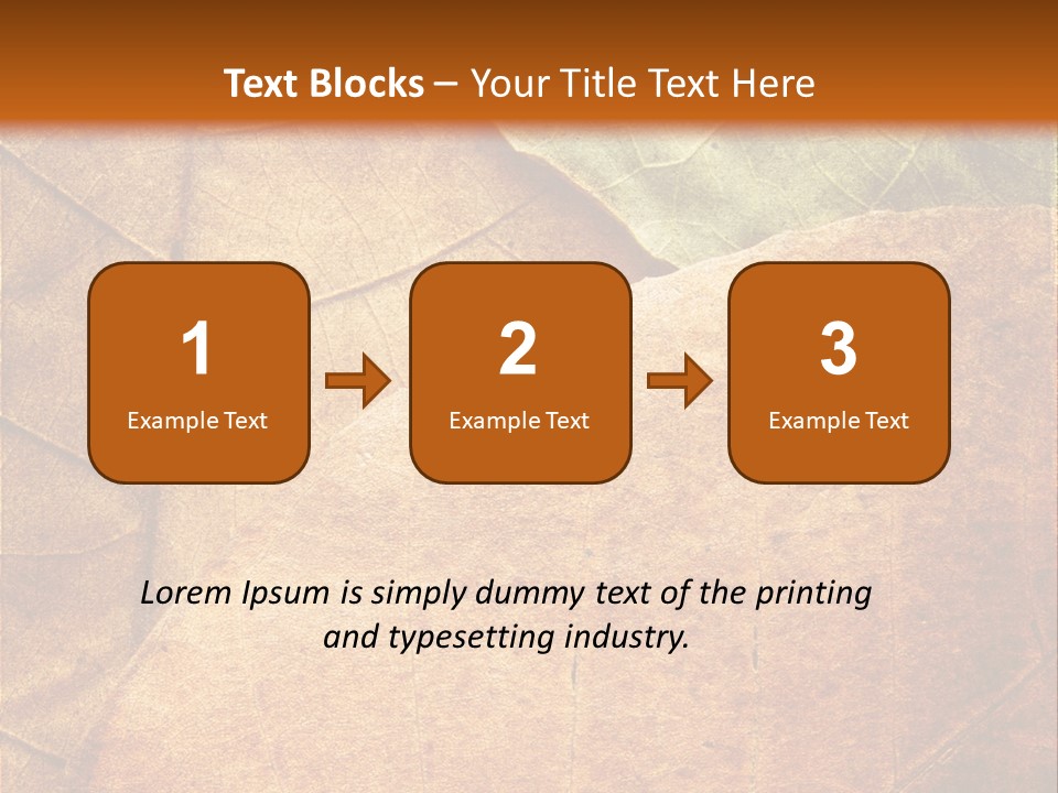 Natural Brown Color PowerPoint Template